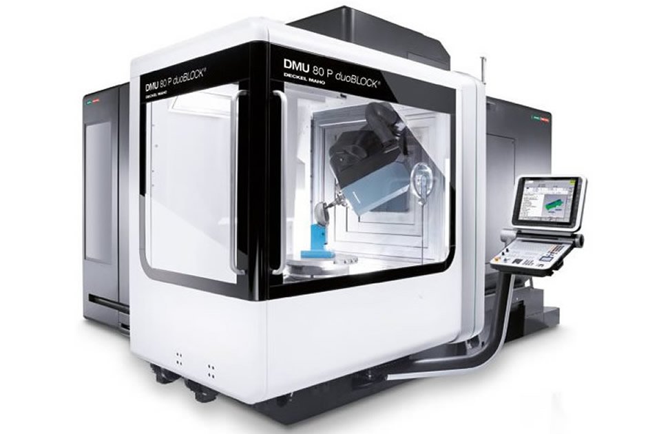 Фрезерный универсальный станок для обработки по 5 осям DMG MORI DMU 80 P duoBLOCK (Германия)