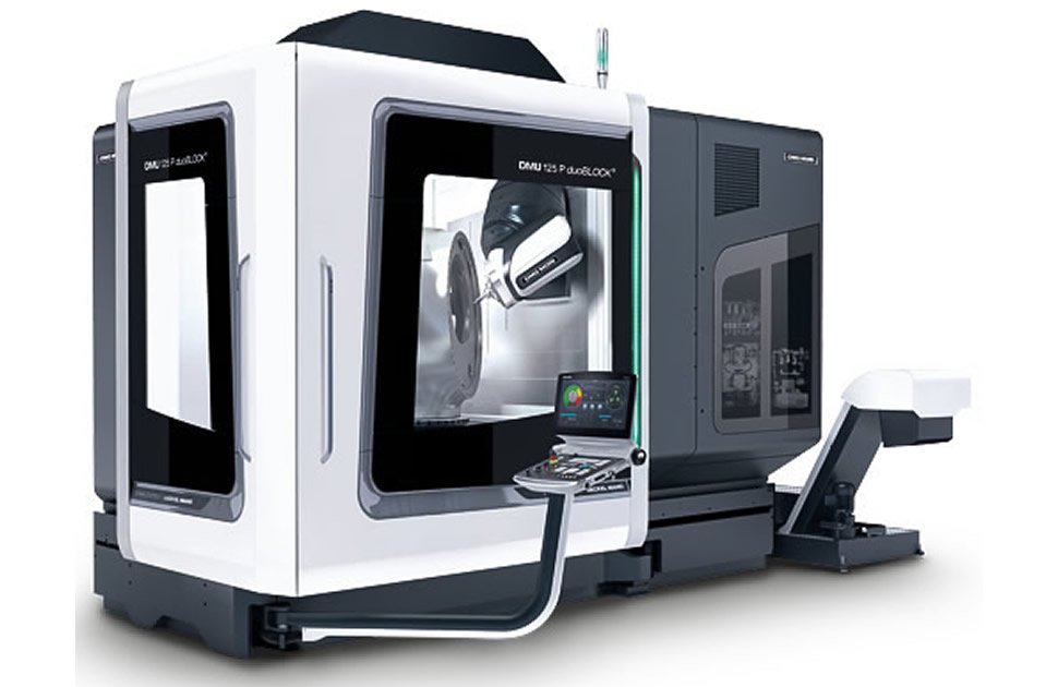 Фрезерный универсальный станок для обработки по 5 осям DMG MORI DMU 125 P duoBLOCK (Германия)